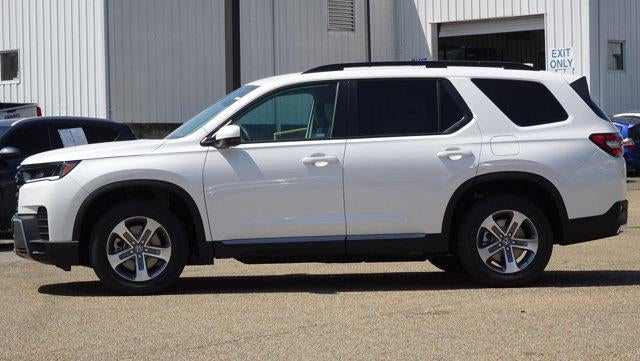 2026 Honda Pilot EX-L 2WD in Platinum White Pearl — front three-quarter view