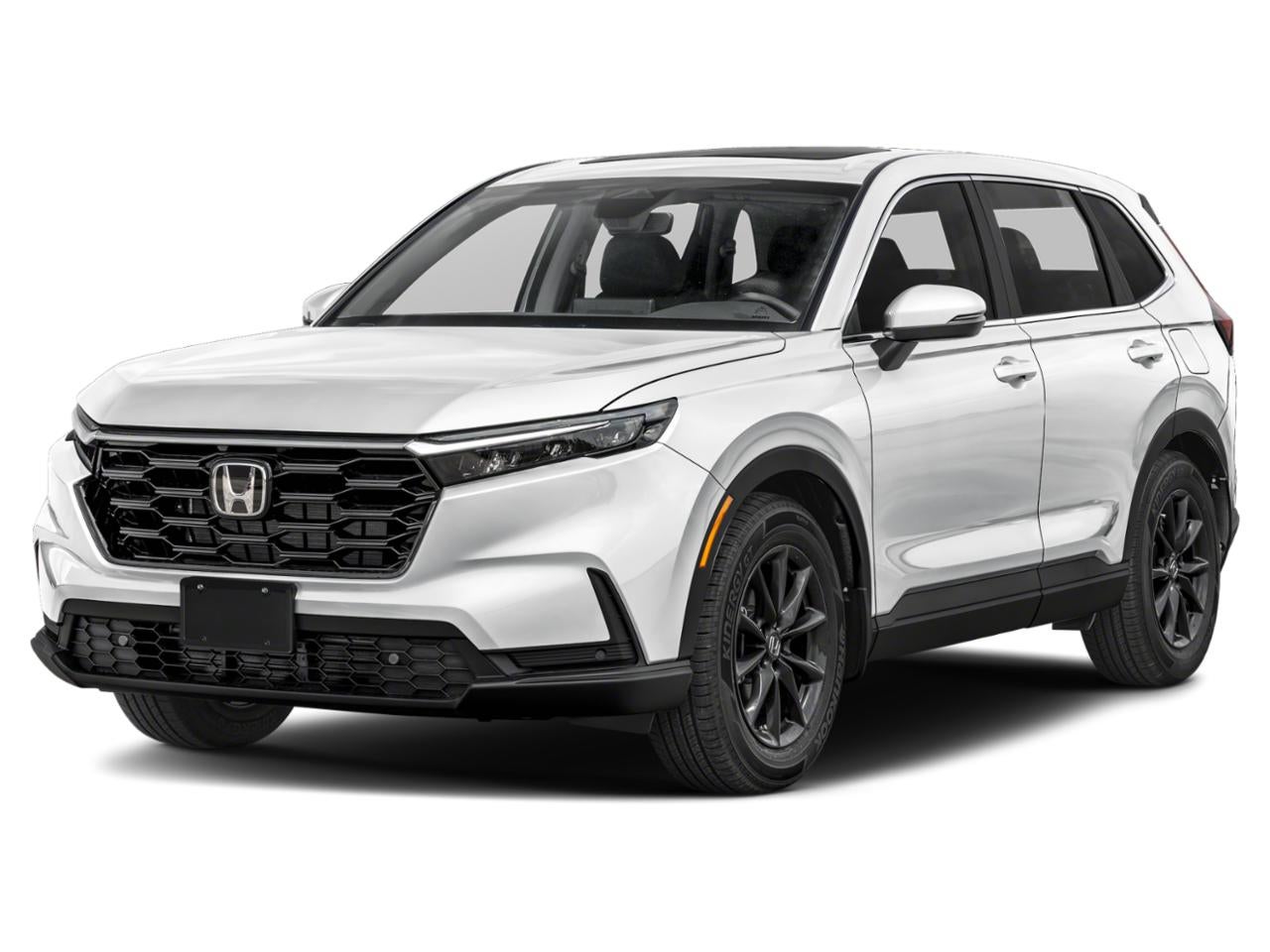 2026 Honda CR-V EX-L 2WD in Platinum White Pearl — front three-quarter view